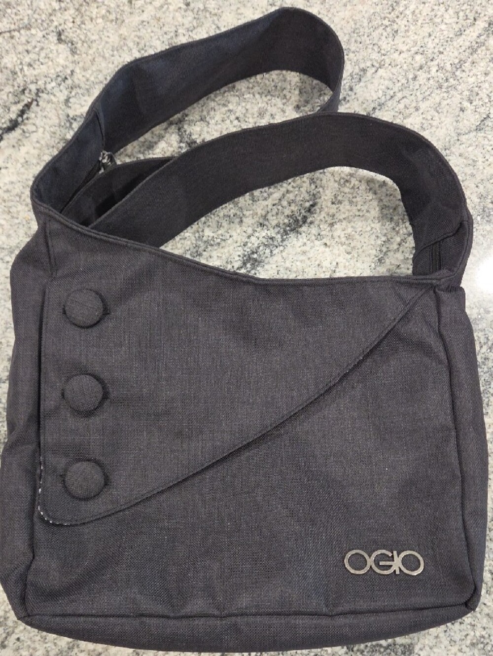 OGIO Charcoal Gray Messenger Bag for Women/Men - Picture 3 of 9